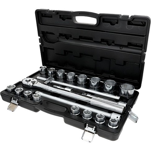 3/4" socket wrench Set, 21-piece, 6-point KS Tools