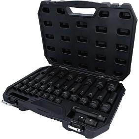 1/2" heavy-duty hex impact socket set, 40-piece KS Tools