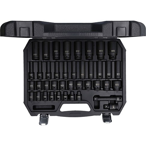 Набор мощных торцевых ударных головок 1/2", 40 предметов KS Tools