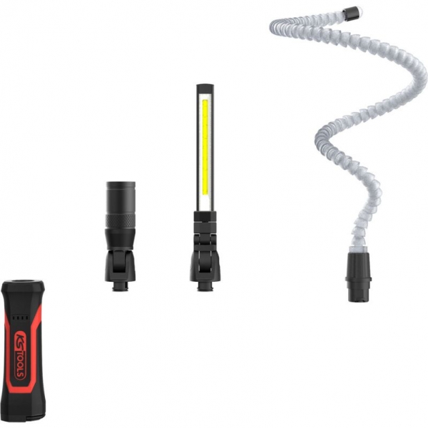 Darbinis LED šviestuvų komplektas, 4 dalių eQi UltimateBEAM Quick-Lock KS Tools