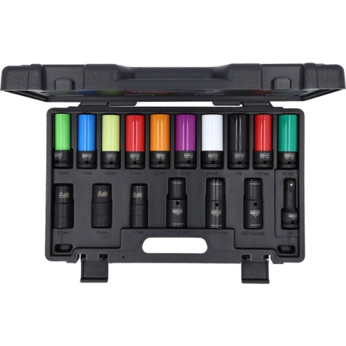 Набор специальных торцевых головок 1/2" для колесных болтов, 17 предметов MASTER KS Tools