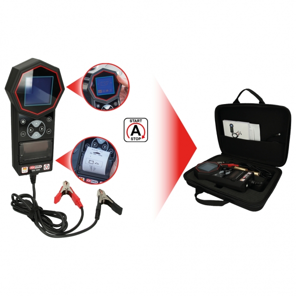 Цифровой аккумуляторный тестер 12V / 24V KS Tools
