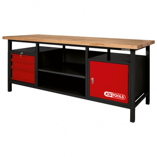 XXL workbench with 3 drawers and 1 door KS Tools