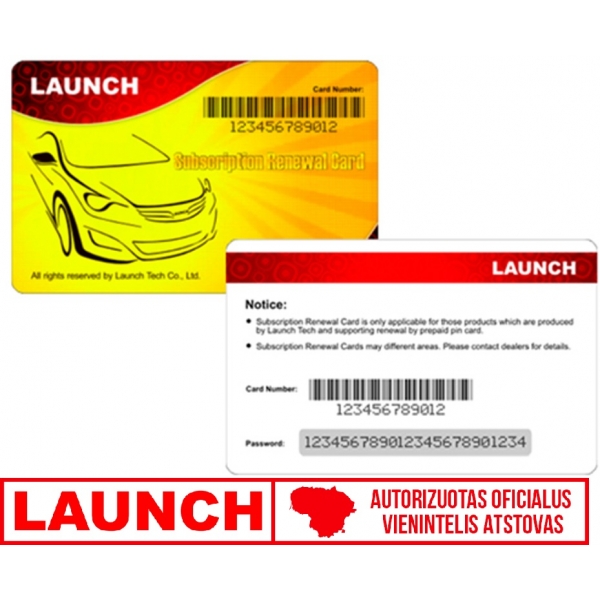 Oficialūs LAUNCH 1 metų atnaujinimai CRP-MOT prietaisams