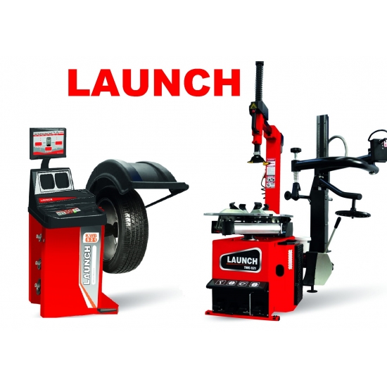 Wheel balancer and tyre changer set Launch
