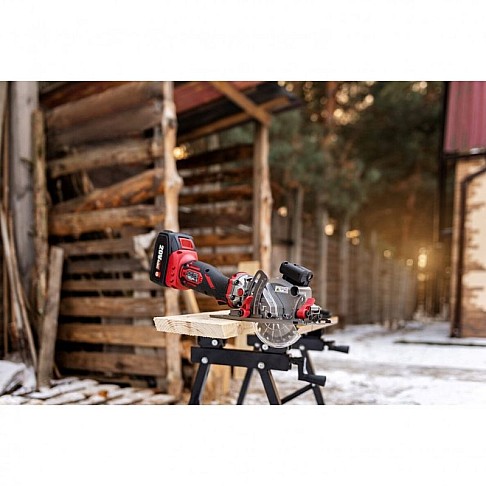 Cordless circular saw with laser 115 mm, 20V Li-ion