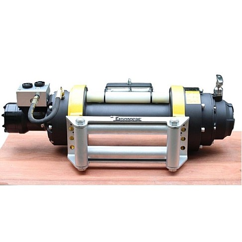 Hydraulic winch 24V, 10215 kg with remote control system