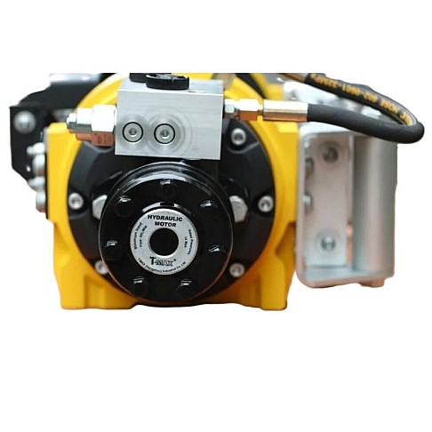 Hydraulic winch 24V, 10215 kg with remote control system