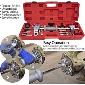 Atbulinis plaktukas su priedais, 9 vnt.