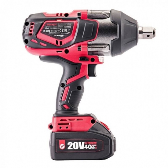 Cordless impact wrench 3/4'' 1800 Nm, WORCRAFT (XCUBE007 Case)