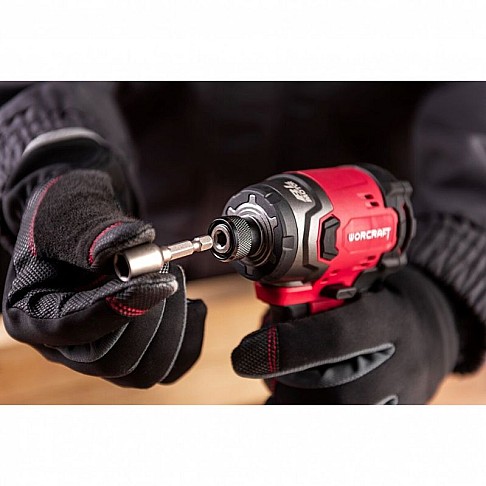 Akumuliatorinis smūginis suktuvas 1/4" HEX, 20V Li-ion