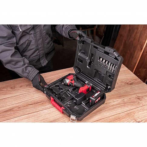 Akumuliatorinis smūginis suktuvas 1/4" HEX, 20V Li-ion