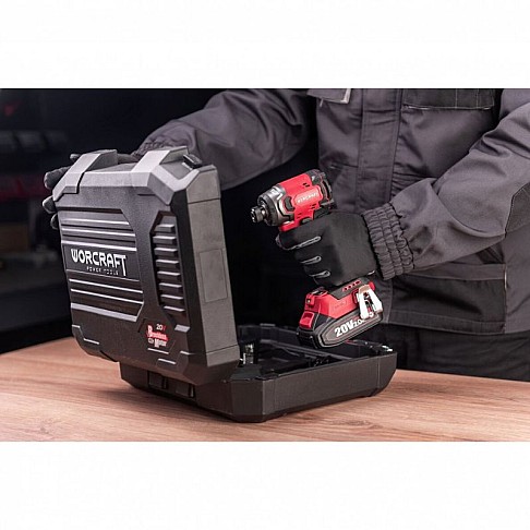 Akumuliatorinis smūginis suktuvas 1/4" HEX, 20V Li-ion