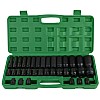 Impact socket set 1/2" 8–32 mm, 35 pcs