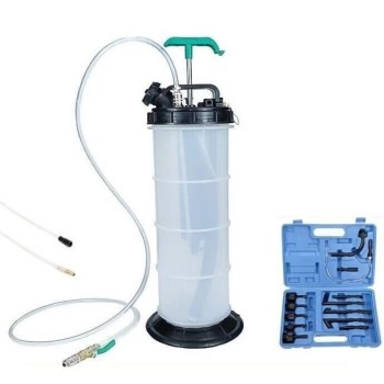 Pavarų dėžės tepalo keitimo įrenginys 7,5 L su ATF adapterių rinkiniu