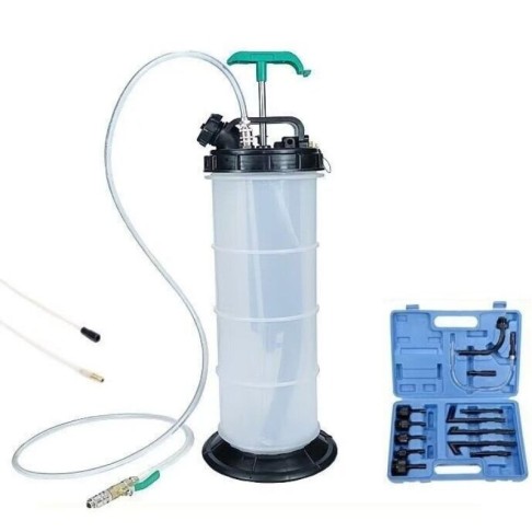 Pavarų dėžės tepalo keitimo įrenginys 7,5 L su ATF adapterių rinkiniu