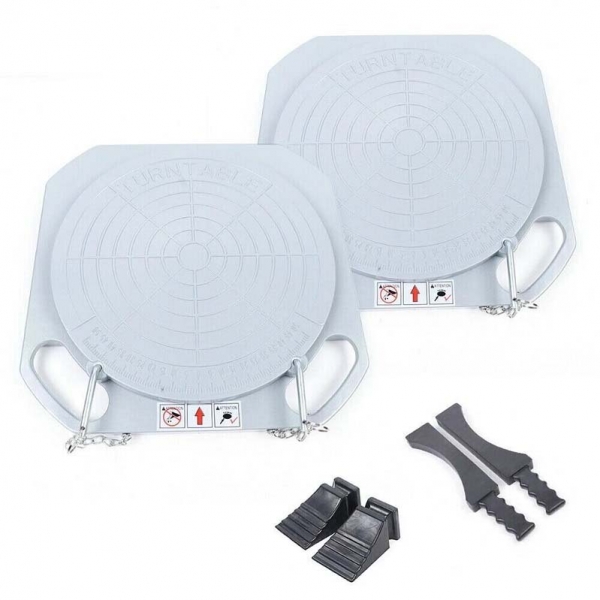 Set of swivel discs for wheel alignment 2 pcs.