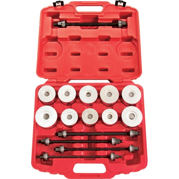 Bushing and bearing removal and installation tool set, 27 pcs