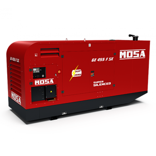 Дизельный генератор MOSA GE 455 FSX, 352 / 342 кВт