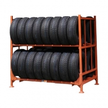 Tire racks, conveyors