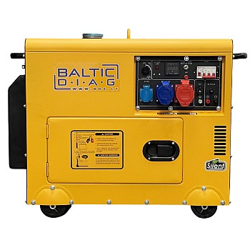 Мобильный дизельный генератор BD9500SE, 7 кВт