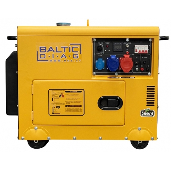 Mobile diesel generator BD9500SE, 7 kW