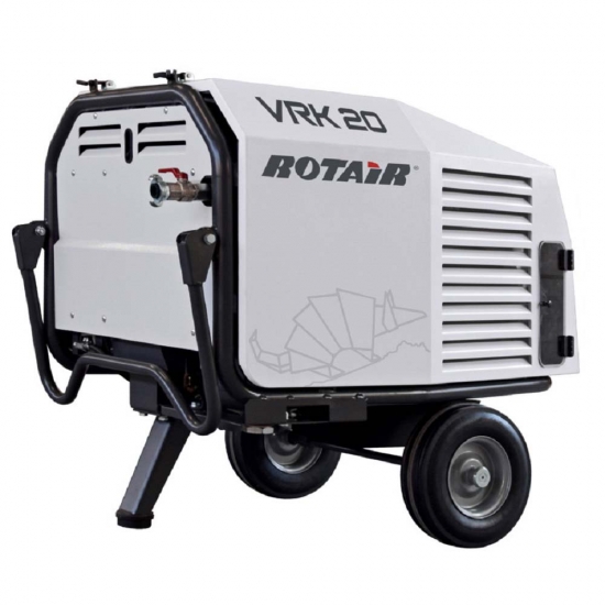 Mobile petrol air compressor Rotair VRK 20