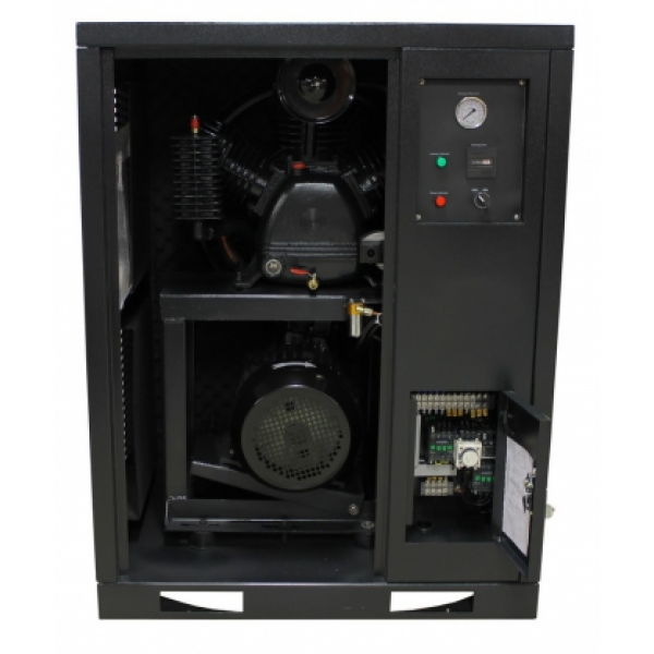 Piston air compressor with soundproof enclosure zion air 5.5 kW and 8 bar