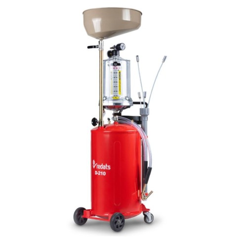 Tepalo ištraukimo ir surinkimo bakas su kontroline talpa 65 L, D-210 Redats