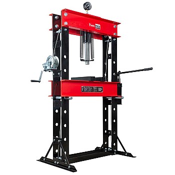 Hidraulinis presas su dvigubo veikimo pompa 50T, H-390