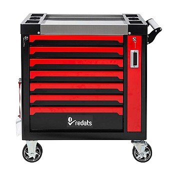 Тележка для инструментов с 7 ящиками и выдвижной стенкой Redats