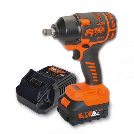Akumuliatorinis smūginis veržliasukis 18V 1/2" SX-DRIVE su priedų rinkiniu