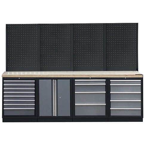 Профессиональный стационарный верстак Backing panel