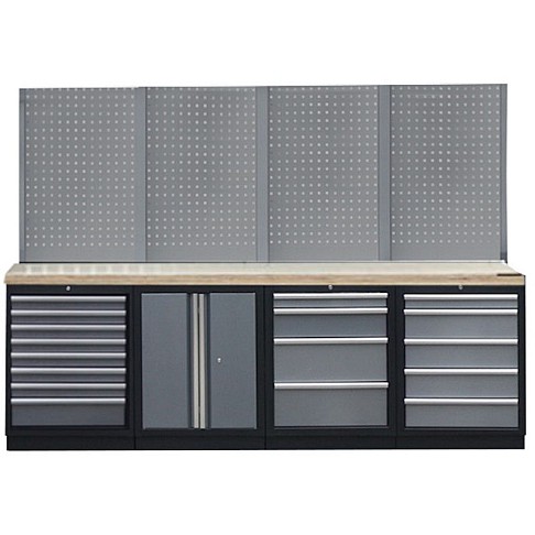 Профессиональный стационарный верстак Backing panel