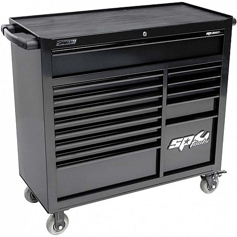 Тележка для инструментов с 14 ящиками SPtools серии Custom