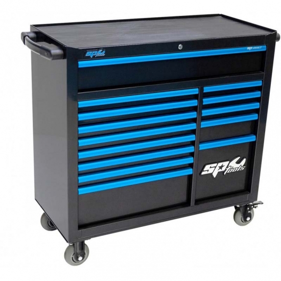 Tool trolley with 14 drawers SPtools Custom series