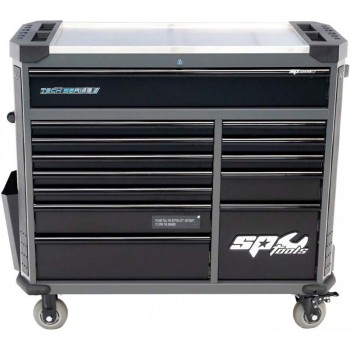 Tool trolley with 13 drawers and 411 tools SP Tools Tech Series