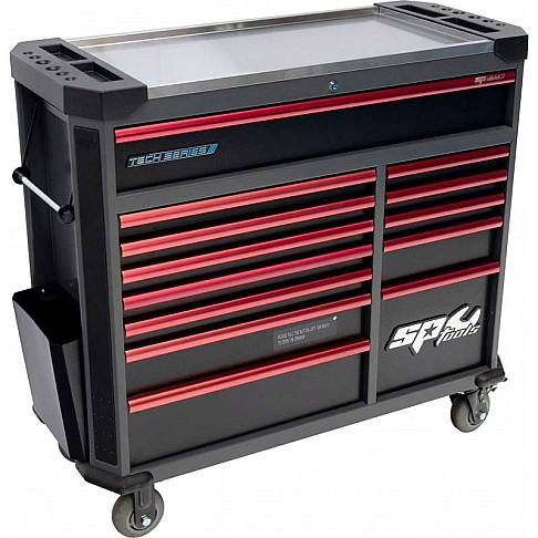 Инструментальная тележка с 13 ящиками и 411 инструментом SP Tools Tech Series