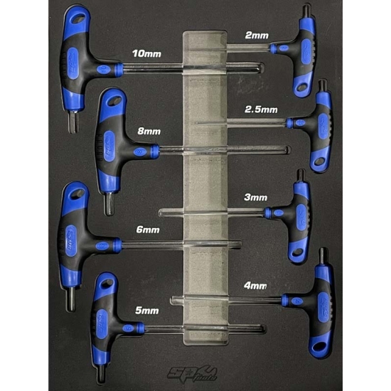 Įrankių vežimėlis su 13 stalčių ir 470 vnt. įrankiais SP Tools Tech Series