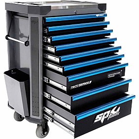Tool trolley with 9 drawers and 433 tools SP Tools Tech Series
