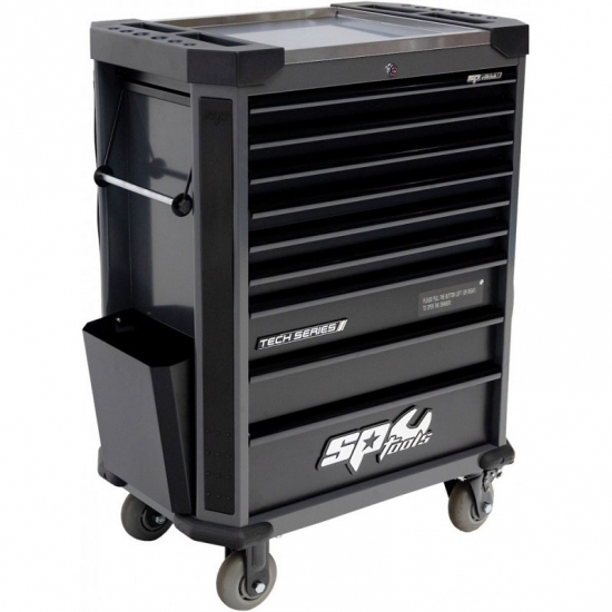 Tool trolley with 9 drawers and 433 pcs. tools SPtools Tech series