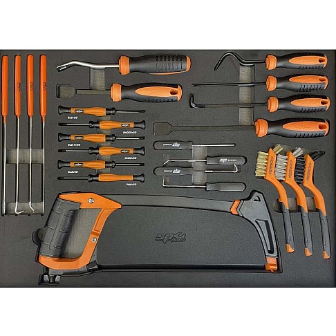 Инструментальная тележка с 9 ящиками и 381 инструментом SP Tools Tech Series