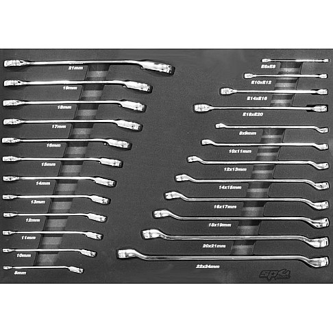 Tool trolley with 9 drawers and 433 tools SP Tools Tech Series