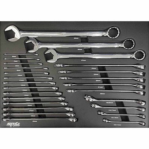 Инструментальная тележка с 233 инструментами и 7 ящиками SP Tools Custom Series