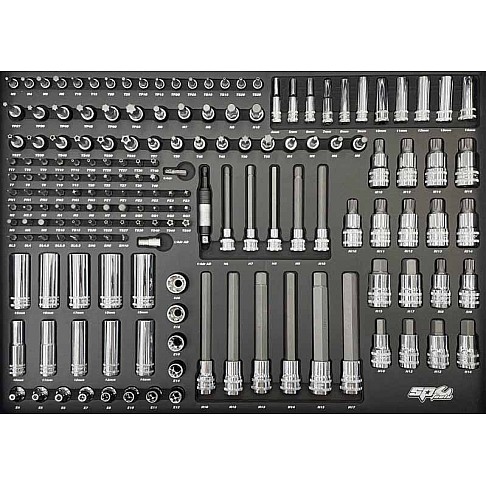 Инструментальная тележка с 7 ящиками и 334 инструментами SP Tools Custom Series