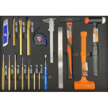 Tool trolley with 7 drawers and 334 tools SP Tools Custom Series