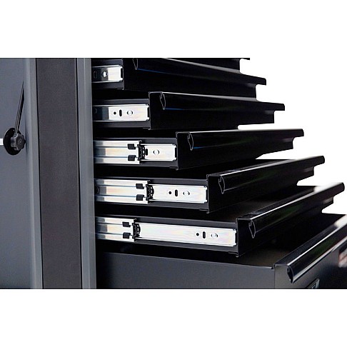 Тележка для инструментов с 9 ящиками серии SPtools Tech