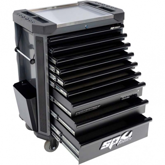 Tool trolley with 9 drawers SPtools Tech series