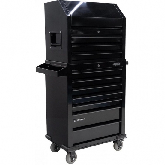 Tool trolley with tool box and 10 drawers SPtools Custom series