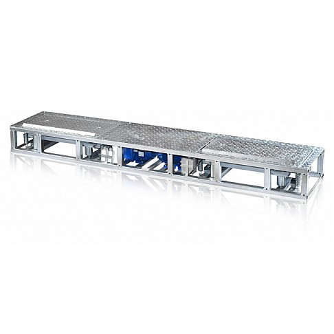 Kompaktiškas amortizatorių, važiuoklės patikros stendas iki 3,5 tonos Unimetal TUZ-2-C